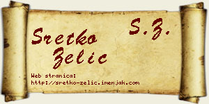 Sretko Zelić vizit kartica